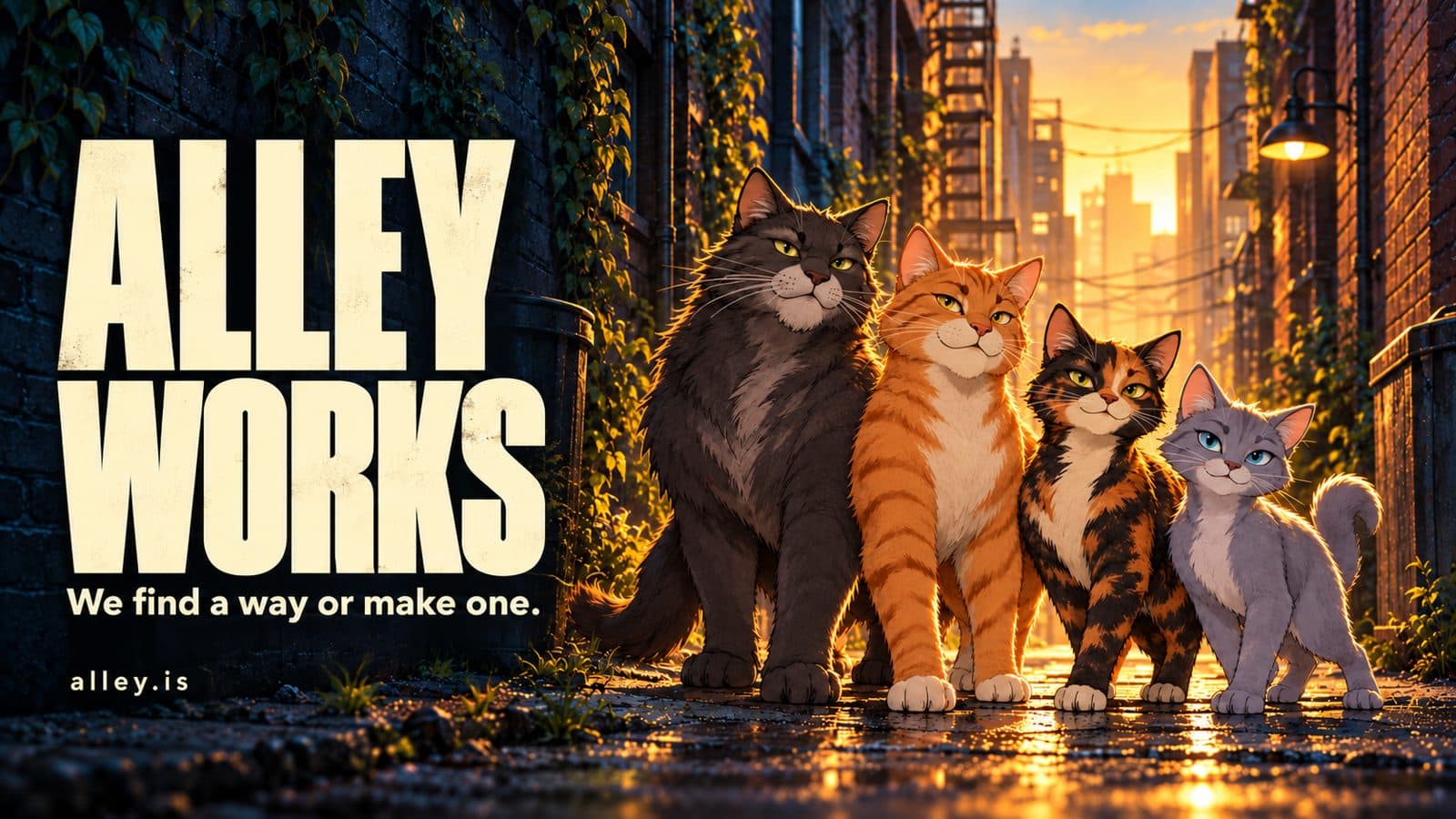 Alley Works — we find a way or make one